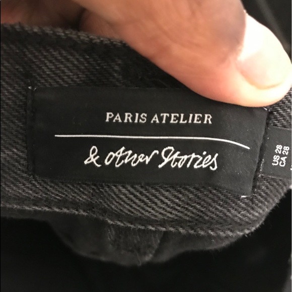 & Other Stories High Waisted Organic Cotton Jeans Size 28 - Picture 4 of 7